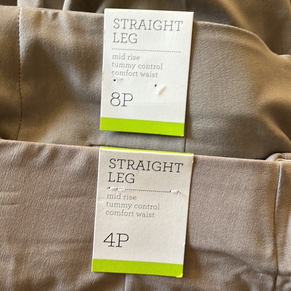 Style & Co cream/light beige straight leg pants - Picture 4 of 4